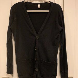 American Apparel Black Cardigan - Size M